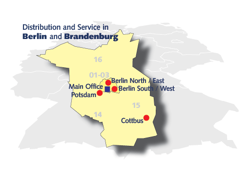 Vertriebsgebiet Berlin/Brandenburg