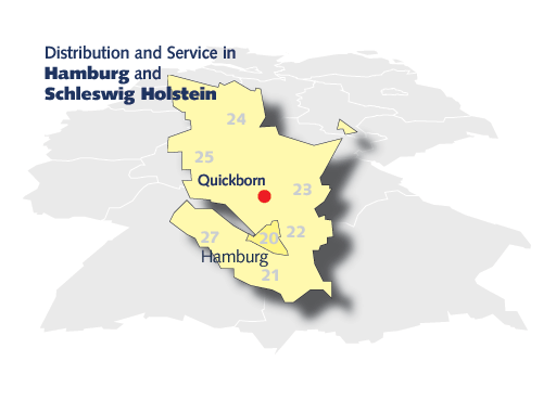 Vertriebsgebiet Hamburg, Schleswig Holstein