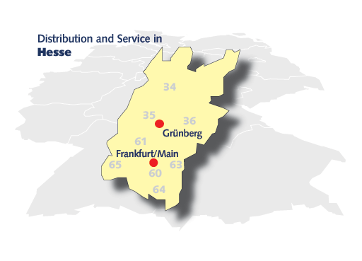 Vertriebsgebiet Hessen