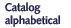 catalog alphabetical